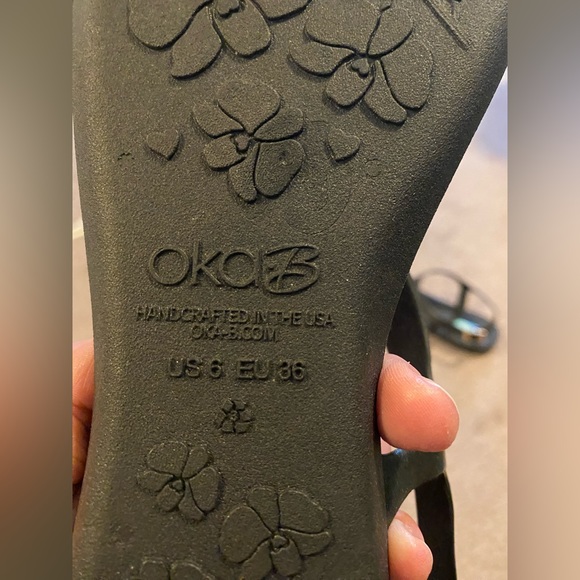 Oka B. Carson Licorice Womens Ankle Strap Size 6 - Picture 2 of 4